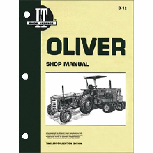 Aftermarket Service shop Manual I&T O-12 for Oliver Tractor 440 Super 44 84 Pages O-12 O12